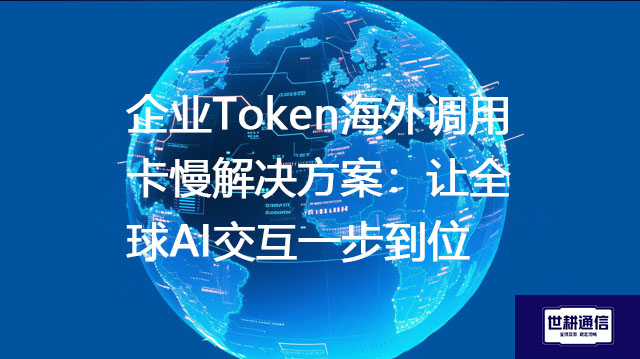 企业Token海外调用卡慢解决方案：让全球AI交互一步到位？？？解决方案//世耕通信全球办公专网