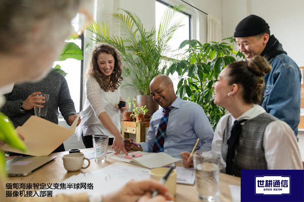 缅甸海康智定义变焦半球网络摄像机接入部署？？？解决方案//世耕通信全球办公专网