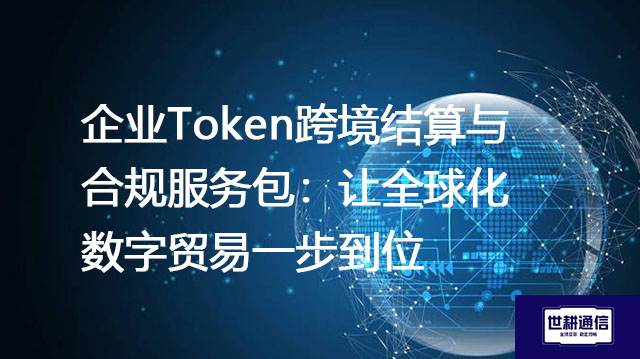 企业Token跨境结算与合规服务包：让全球化数字贸易一步到位？？？解决方案//世耕通信全球办公专网
